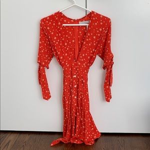 Red Faithful the brand dress